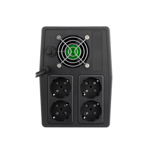 UPS Spacer Line Int. fara management, 1500VA/ 900W, AVR, 4 x socket Schuko, indicatie status cu LED, 2 x baterie 12V/9Ah, bateria are 12 luni garantie, „SPUP-1500L-LIT01” (timbru verde 11 lei)